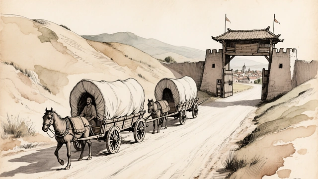 A caravana na estrada