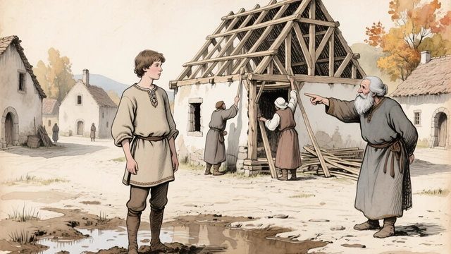 História, ato 1: a obra da aldeia