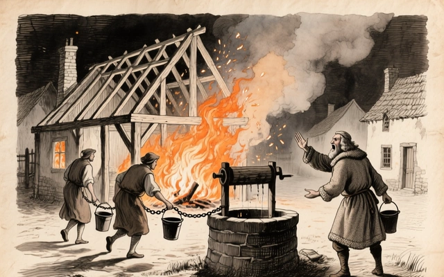 Painel: incêndio na obra