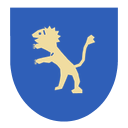 Leão em campo azul