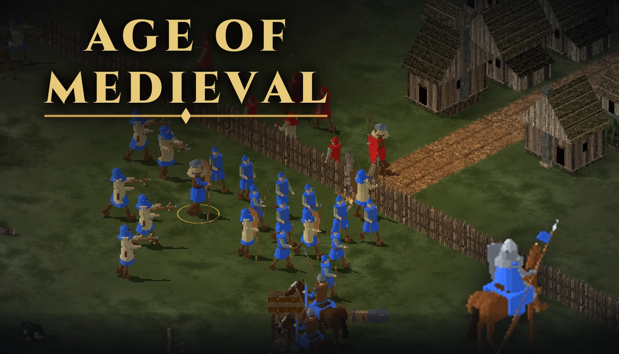 Cavalaria no portão caído, a cidade ao fundo