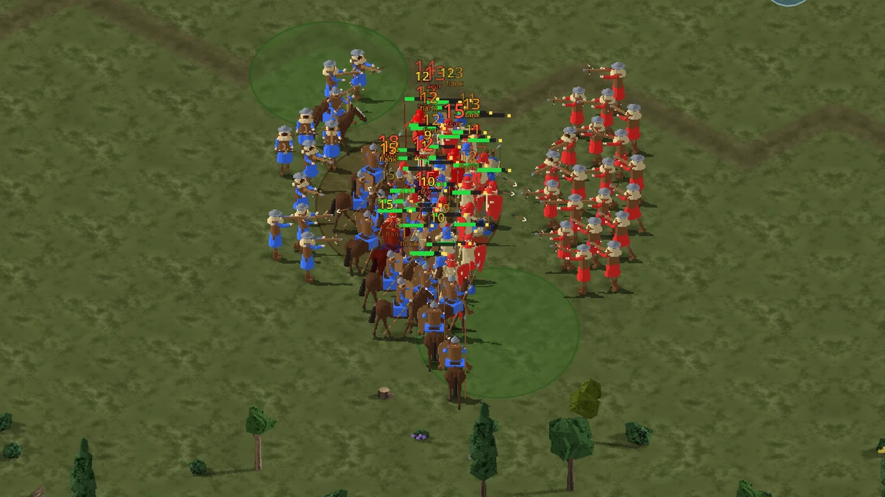 Cavalry on the flank