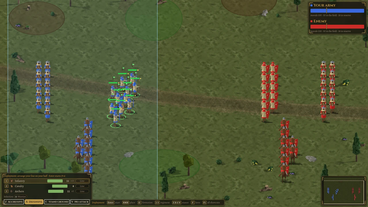 Laying out the settlement